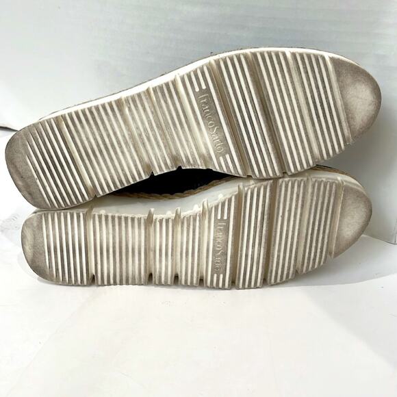 Franco Sarto Loafers chunky platform lug sole with rope trim Sansara Size 8 - Picture 9 of 11